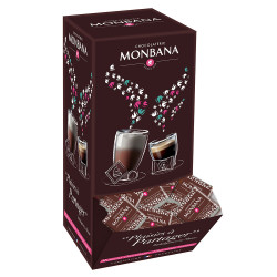 Carré de chocolat noir 70% - Napolitain Monbana (x200)