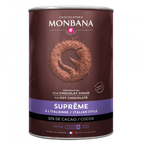 Chocolat en poudre "Suprême de chocolat" - Monbana (1Kg)