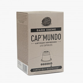 Dark Ebène de Cap Mundo (x 10 capsules compatibles Nespresso)