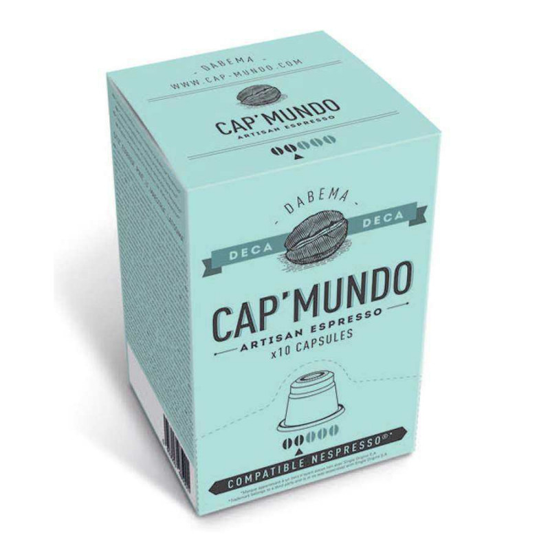 Dabema (décaféiné) de Cap Mundo (x 10 capsules compatibles Nespresso)