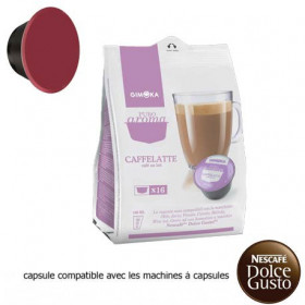 Gimoka Caffè Latte, capsule compatible Dolce Gusto  (x16)