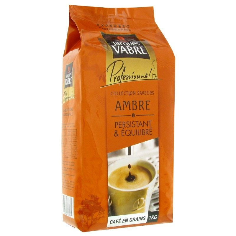 Café en grains Jacques Vabre Professionnel - Ambre - 1kg